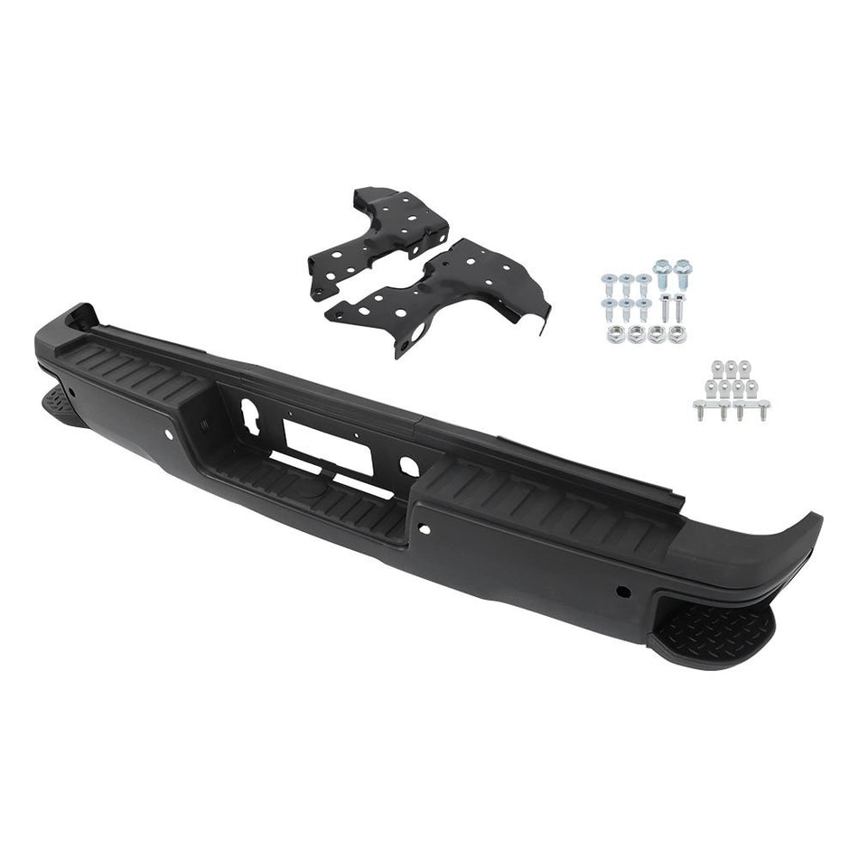 Labwork Rear Step Bumper For Chevy Silverado GMC Sierra 2500 3500HD 2015-2019