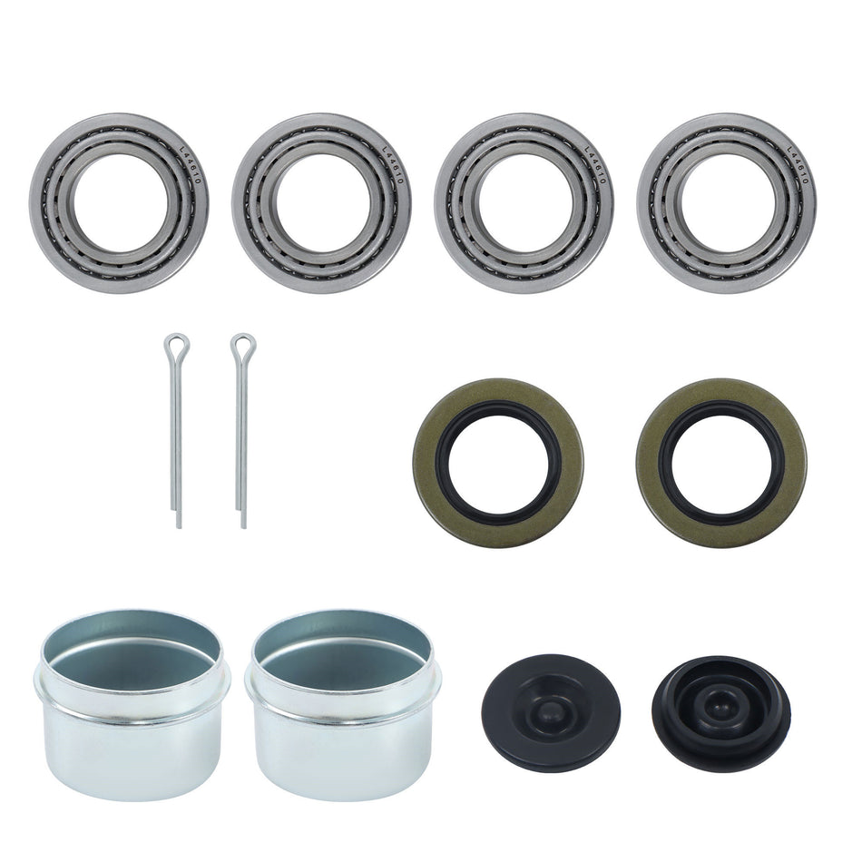 Labwork For 2000-2200lb Axles 2 Sets L44649 L44610 Trailer Hub Wheel Bearing Kit