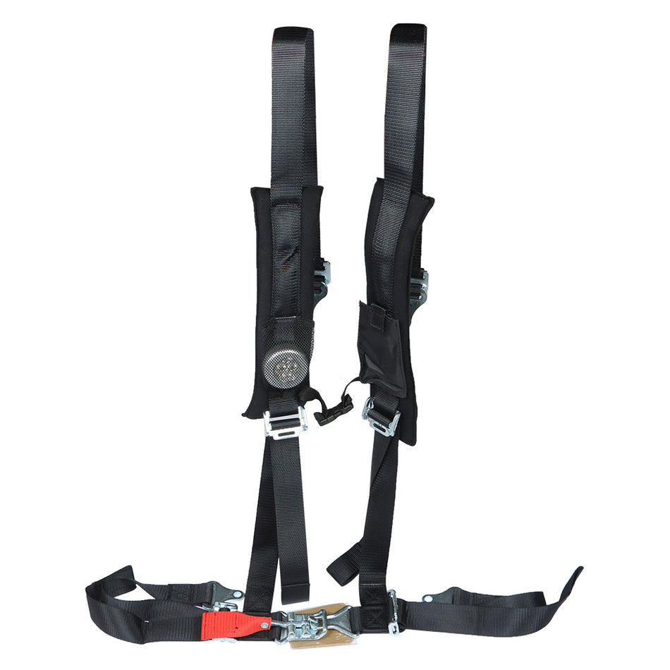 4 Point 2" Harness w/ Sewn in Pads - Black - A114220