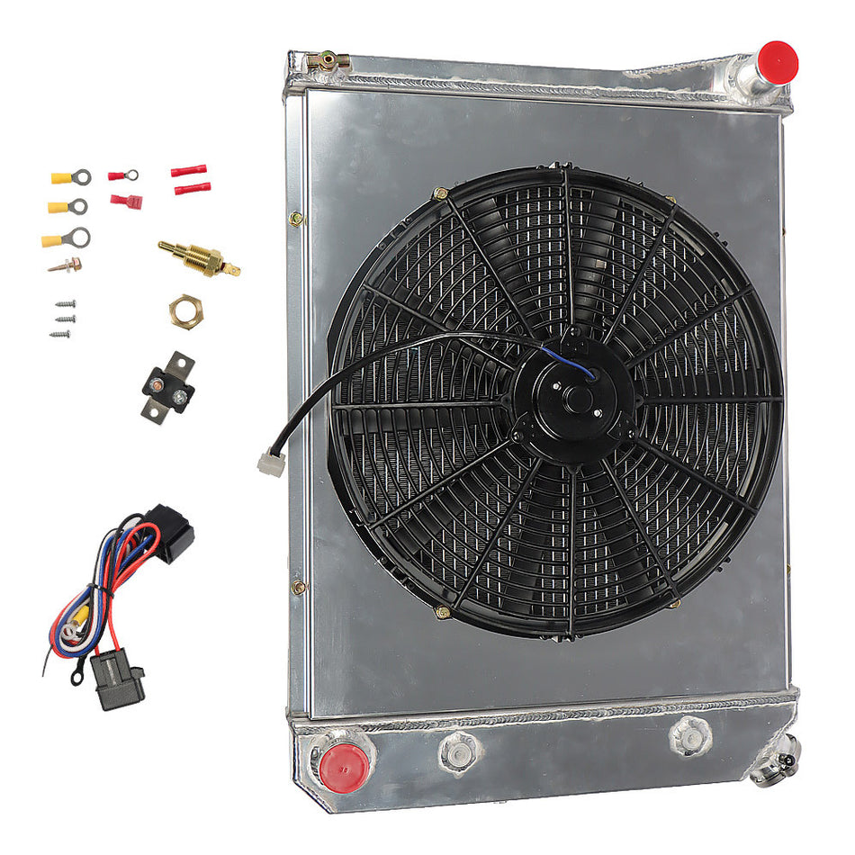 Labwork 3Row Radiator+Shroud Fan+Relay For 75-87 El Camino 70-81 Caprice 68-86