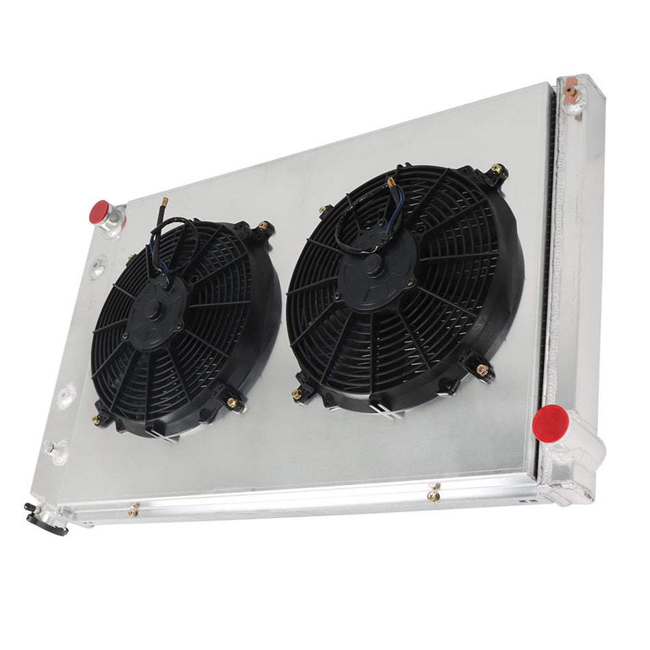Labwork 3Row Radiator Shroud Fan For 1973-1987 Chevy GMC C/K C10 C20 C30 Blazer