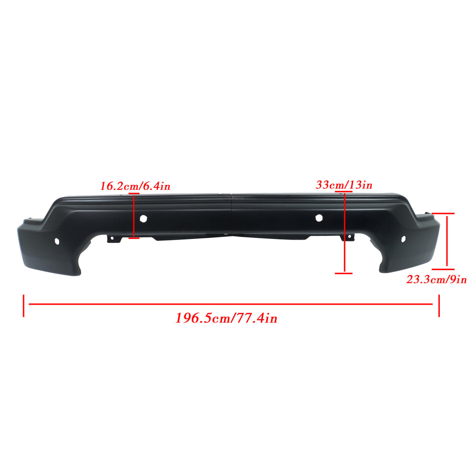 Labwork Steel Split Front Bumper W/ Sensor Holes For GMC Sierra 1500 2019-2021