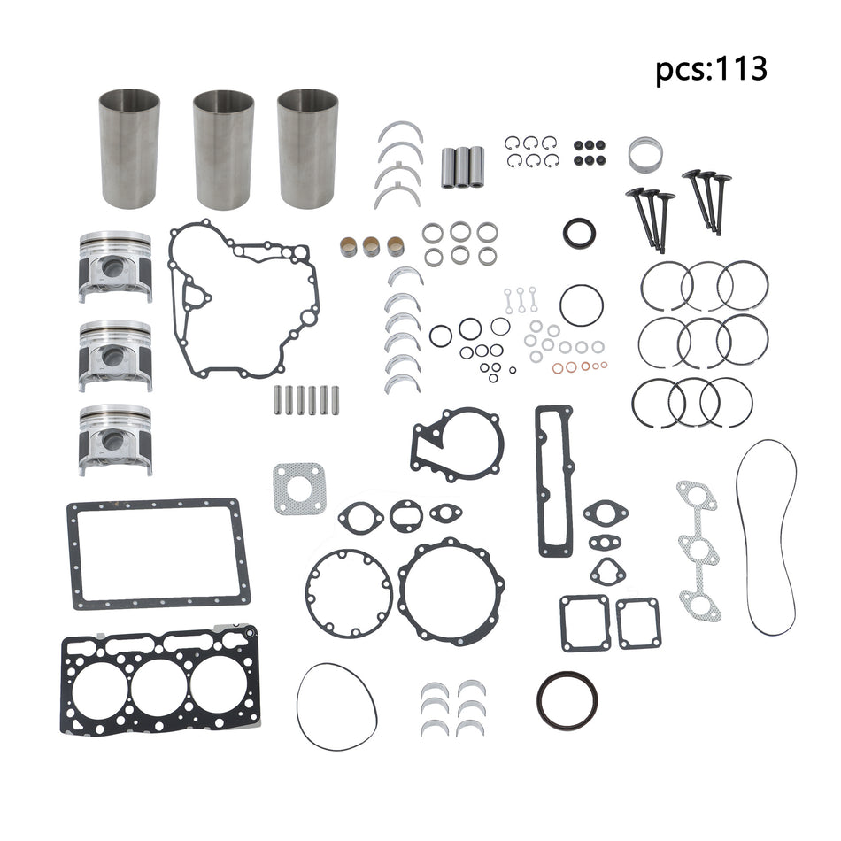 D1105 Overhaul Rebuild Kit For Kubota D1105 Engine Tractors B2620HSD RTV1100RW9