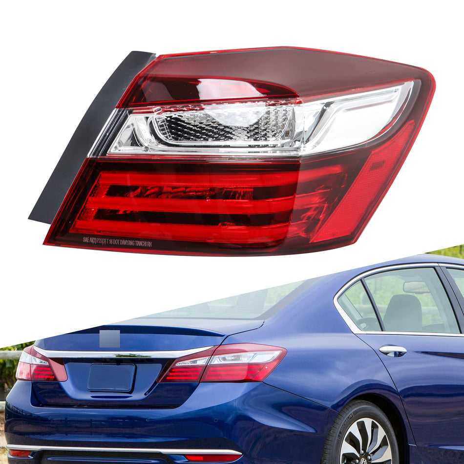 Labwork Rear Outer Passenger Side Tail Lights For 2016-2017 Honda Accord Sedan