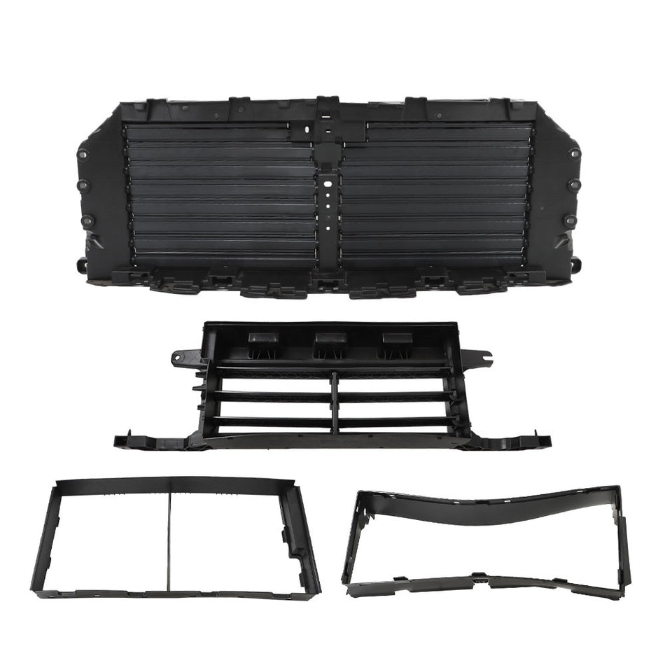 Labwork Radiator Grille Air Shutter Control Upper&Lower For Ford F-150 2021-2023