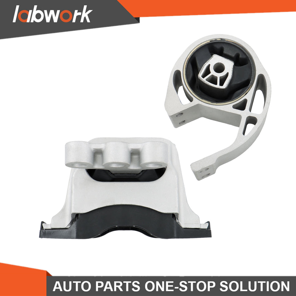 Labwork 2x Rear Left Trans Mount&Right Engine Mount For GMC Acadia 17-21 3.6L AT