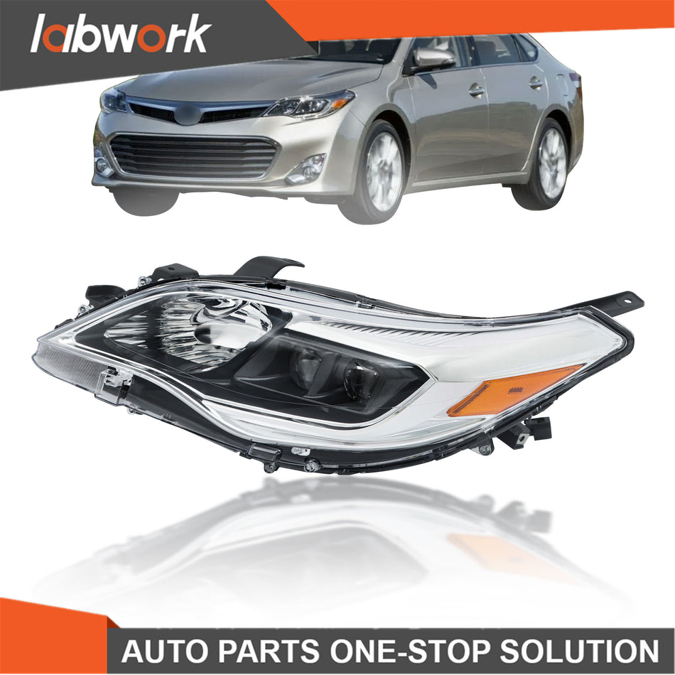 Labwork Headlights For Toyota Avalon 2013-2015 Halogen Projector Driver Left