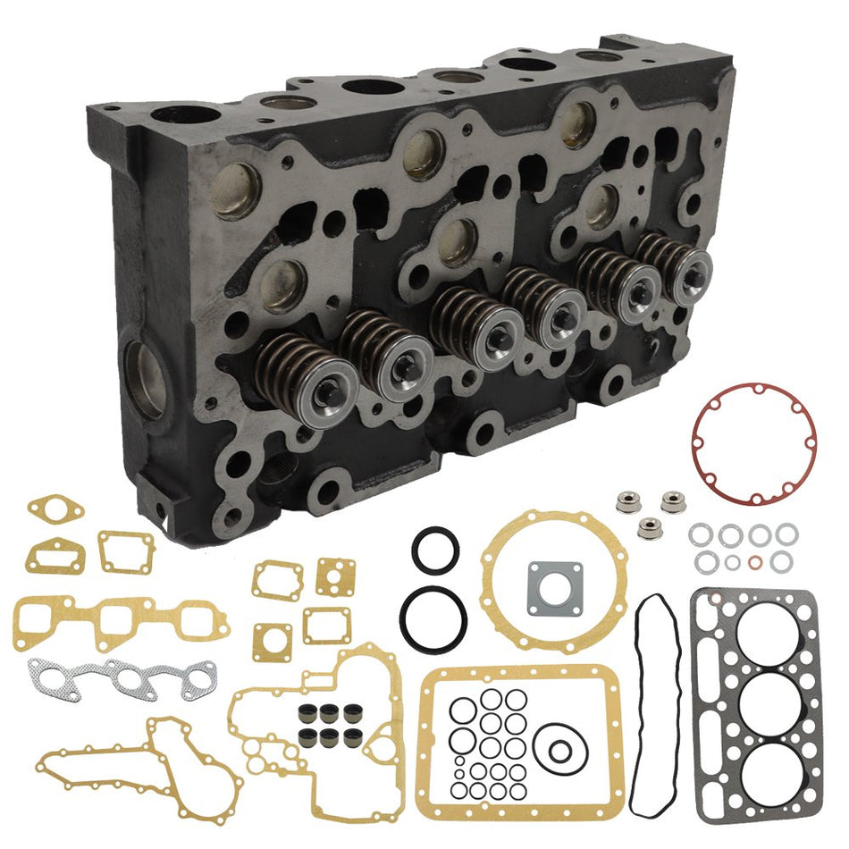 For Kubota Tractor L2900 L3000 L3010 L3130 D1503 Complete Cylinder Head Assy