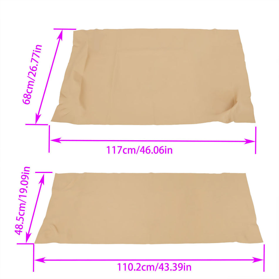 Brown (Bottom And Backrest) Front Seat Cover For Golf Cart Club Car Precedent