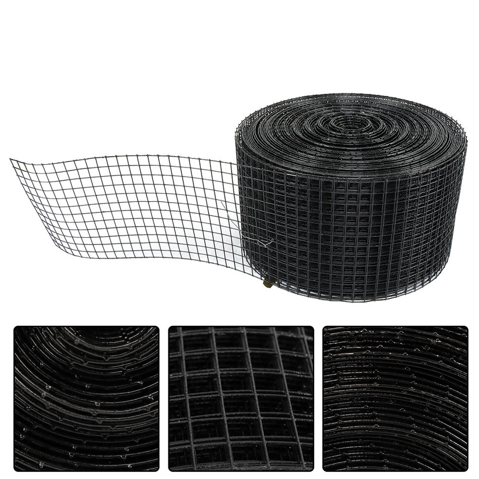 Hardware Cloth 6Inx98FT 1/2In PVC Vinyl Coated Chicken Rabbit Mesh Wire Fencing