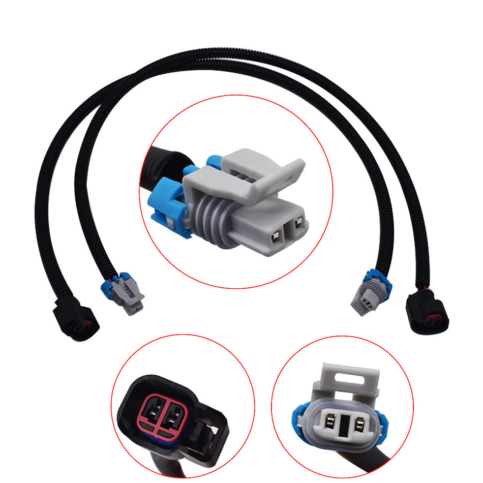 Labwork 2xFuel Injector cylinder connecter plugs For 12-13 Polaris Ranger XP 800