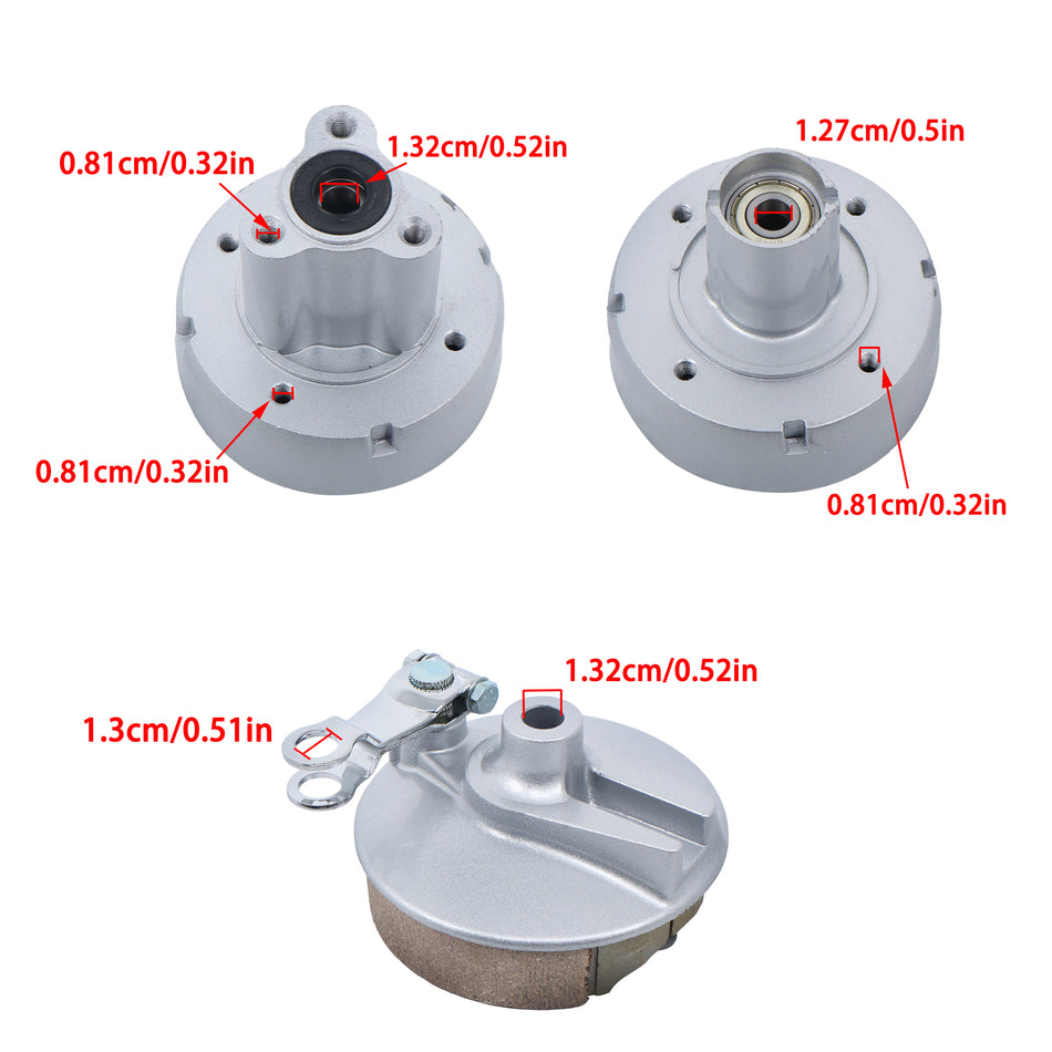 Front Rear Drum Brake Hub Cover Panel For Honda Monkey Z50 Z50R Z50J Skyteam Z50