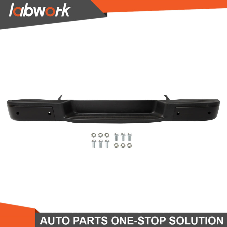 Labwork Rear Bumper Assembly For Nissan NV1500 NV2500 2012-2021 Primered W/ Park