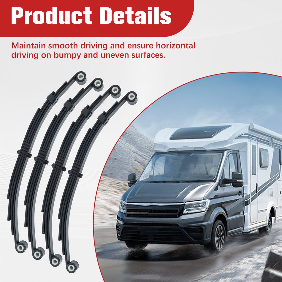 Labwork Trailer Axle Suspension Kit 1750lb Leaf Springs Ubolt Kit 3500lb Tandem