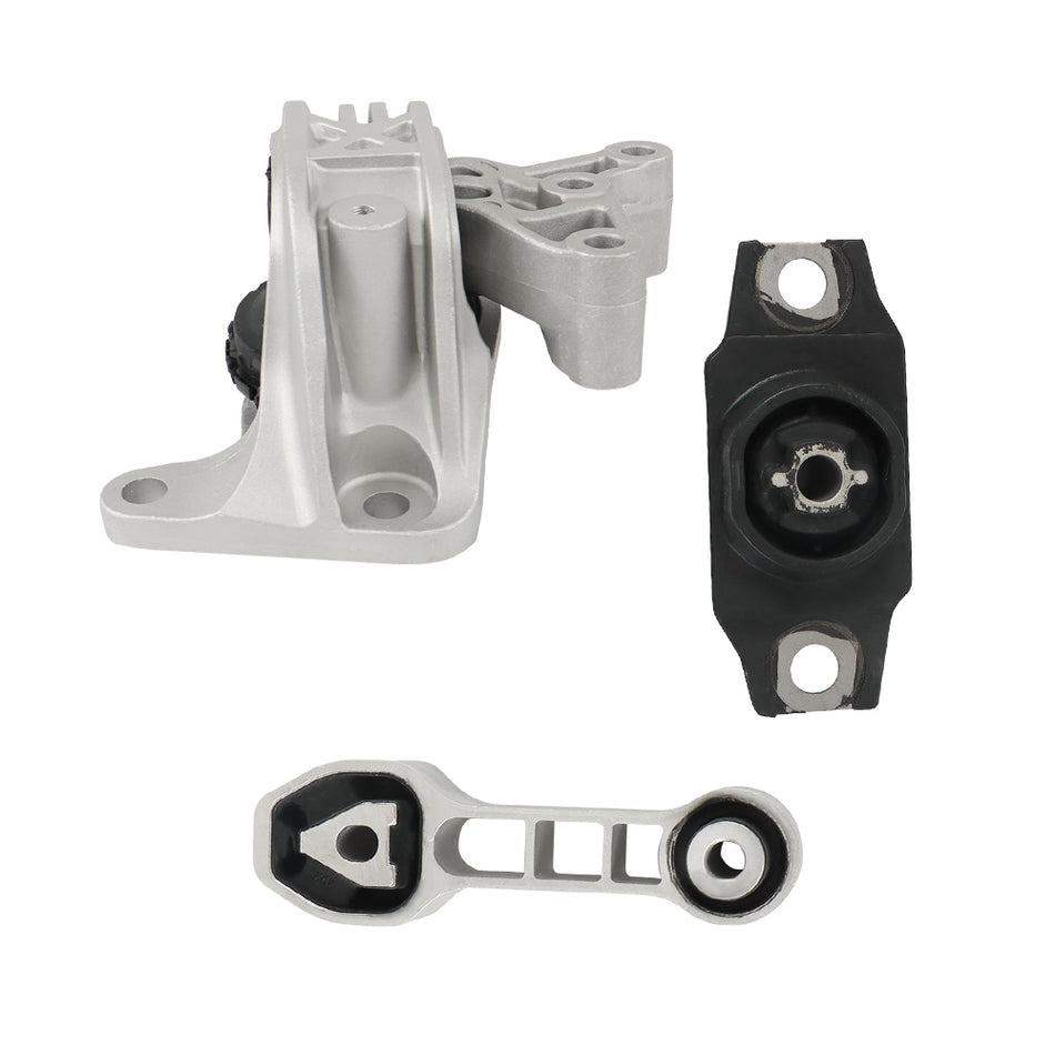 Labwork For Fiat 500 12-18 Engine Motor &Trans Mount W/ Torque Strut Mount 3 Pcs