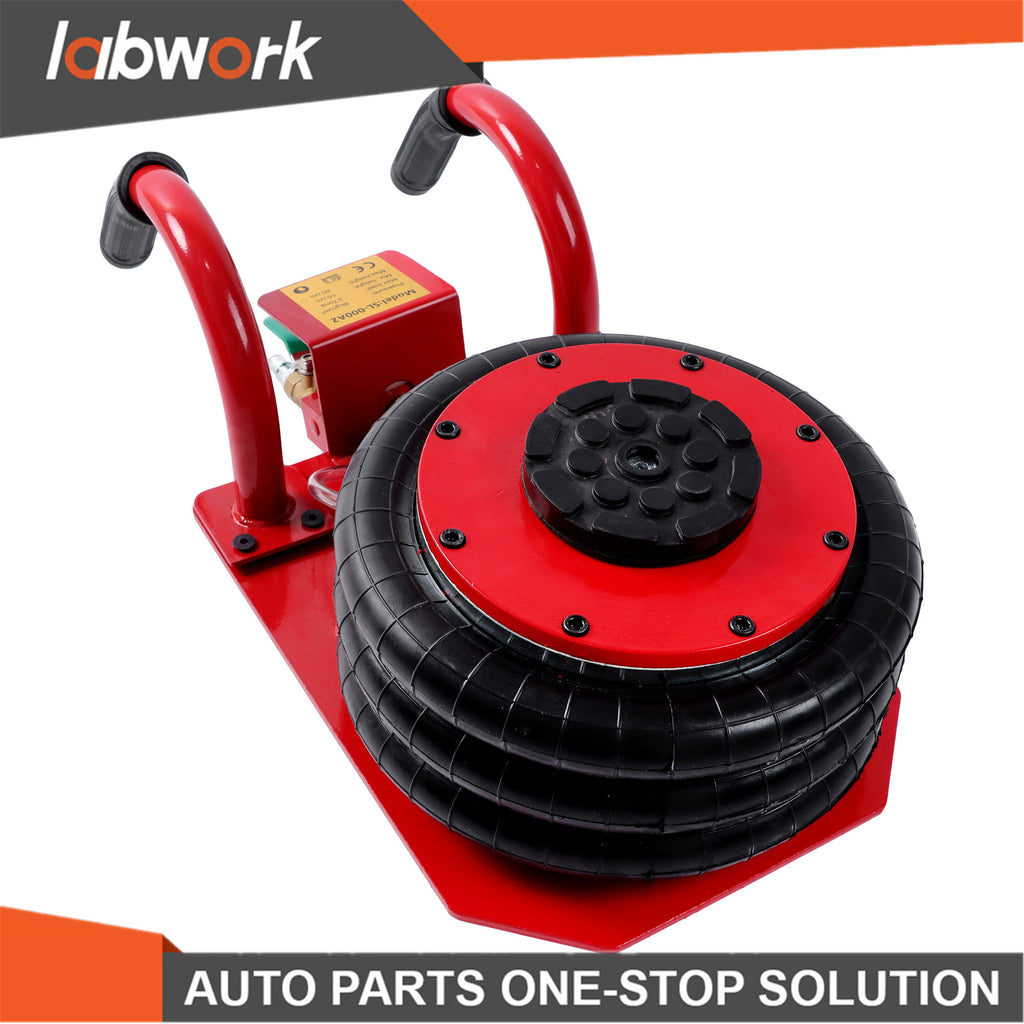 Labwork Triple Bag Air Jack 3 Ton/6600 lb Pneumatic Jack for Car SUV Lifting