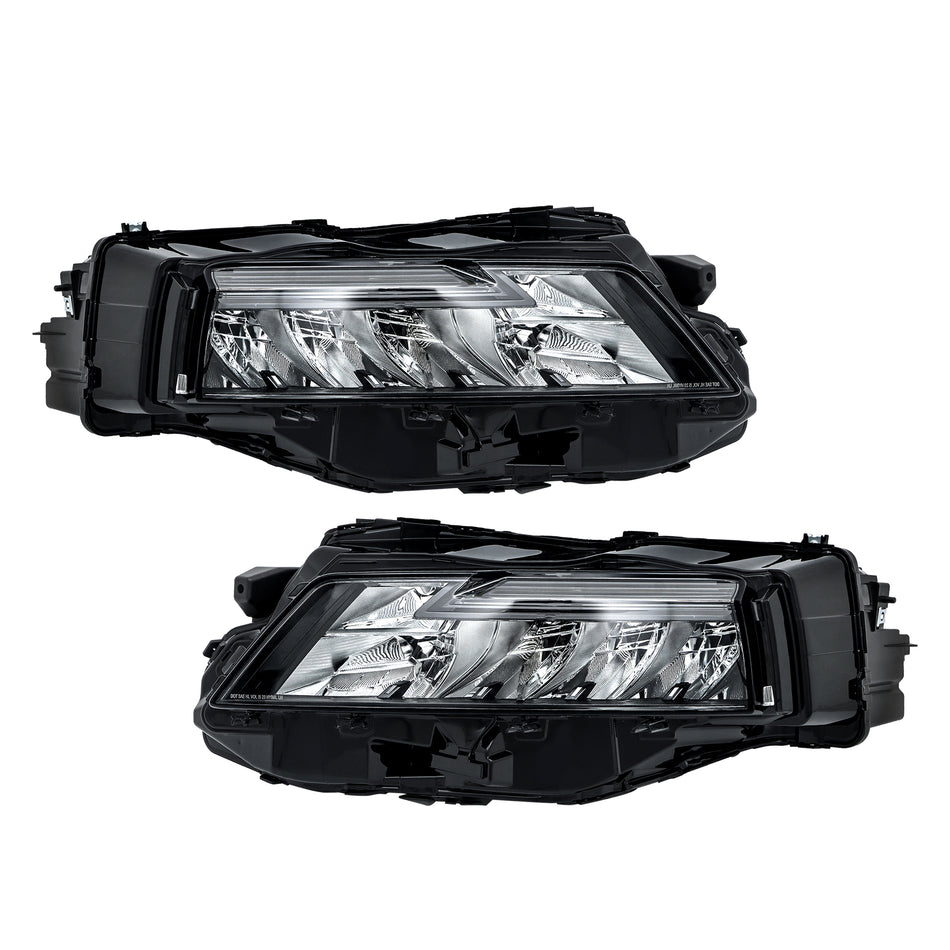 Labwork Left+Right Full LED Headlights For 2021-2023 Nissan Rogue Black Housing