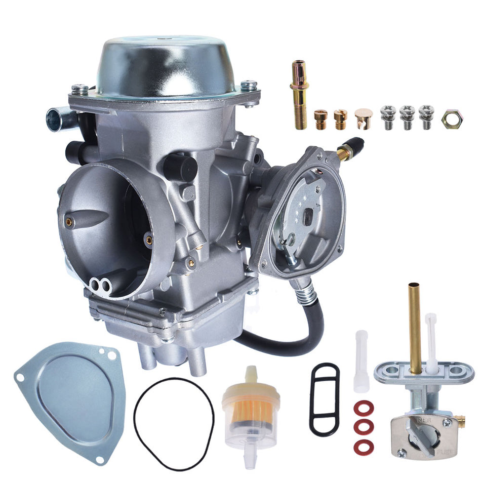 For 03-07 Polaris Predator 500 Carburetor & Fuel Gas Petcock Valve Fuel Filter