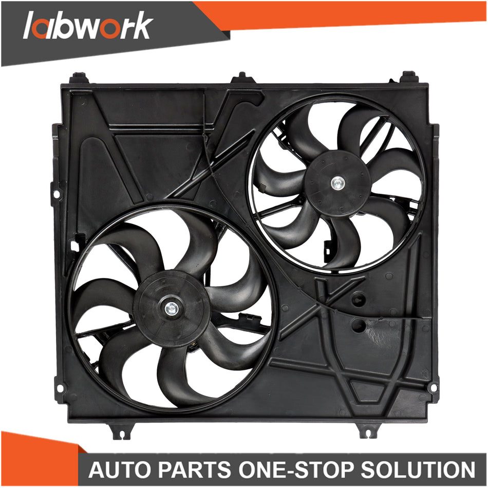 Labwork Radiator Condenser Fan Assembly 2003-2005 2006 For Kia Sorento 3.5L