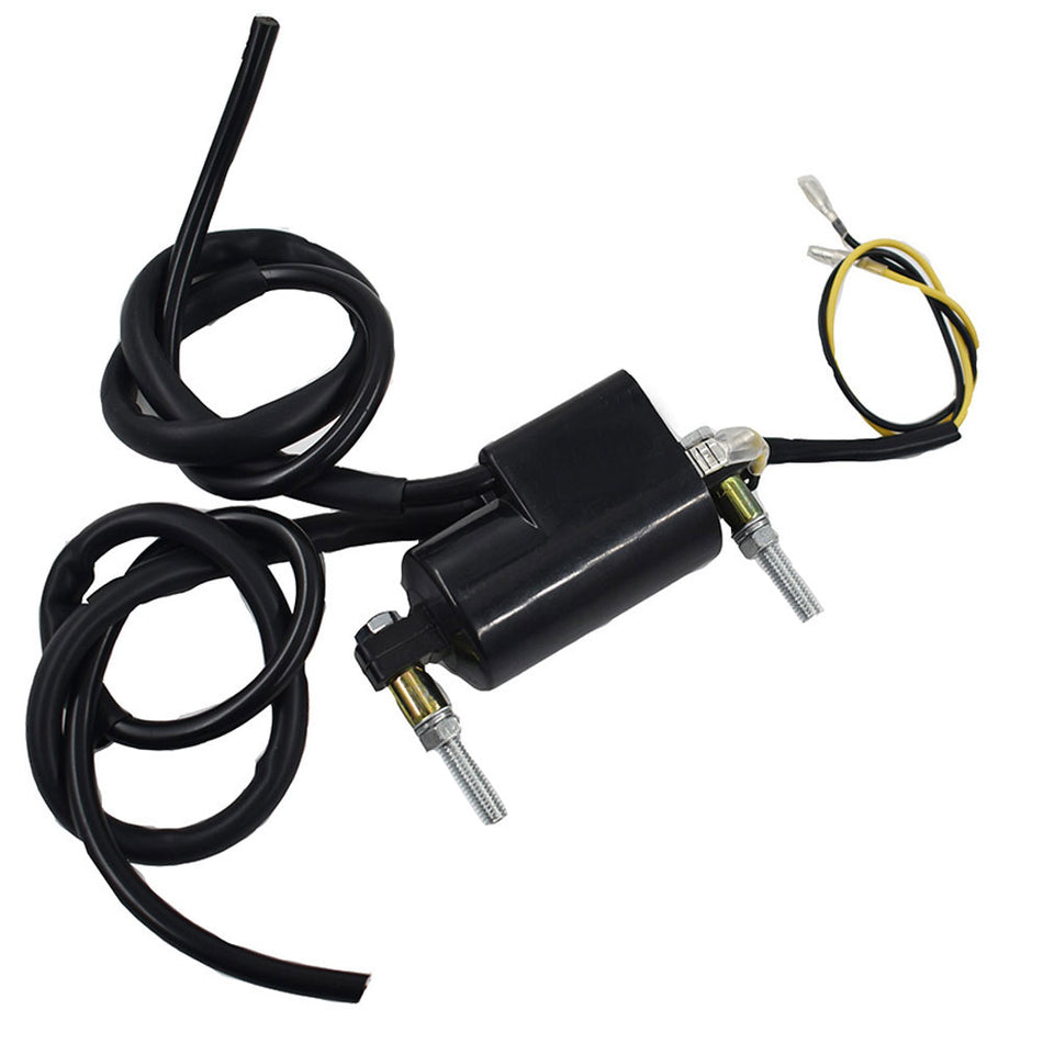 12V Dual Wire Ignition Coil Fit For Honda Kawasaki Yamaha Suzuki CB KZ XS GS