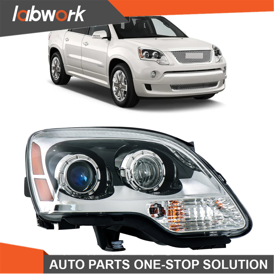 Labwork Headlights For GMC Acadia 2007-2012 HID Projector GM2503323 Right Side