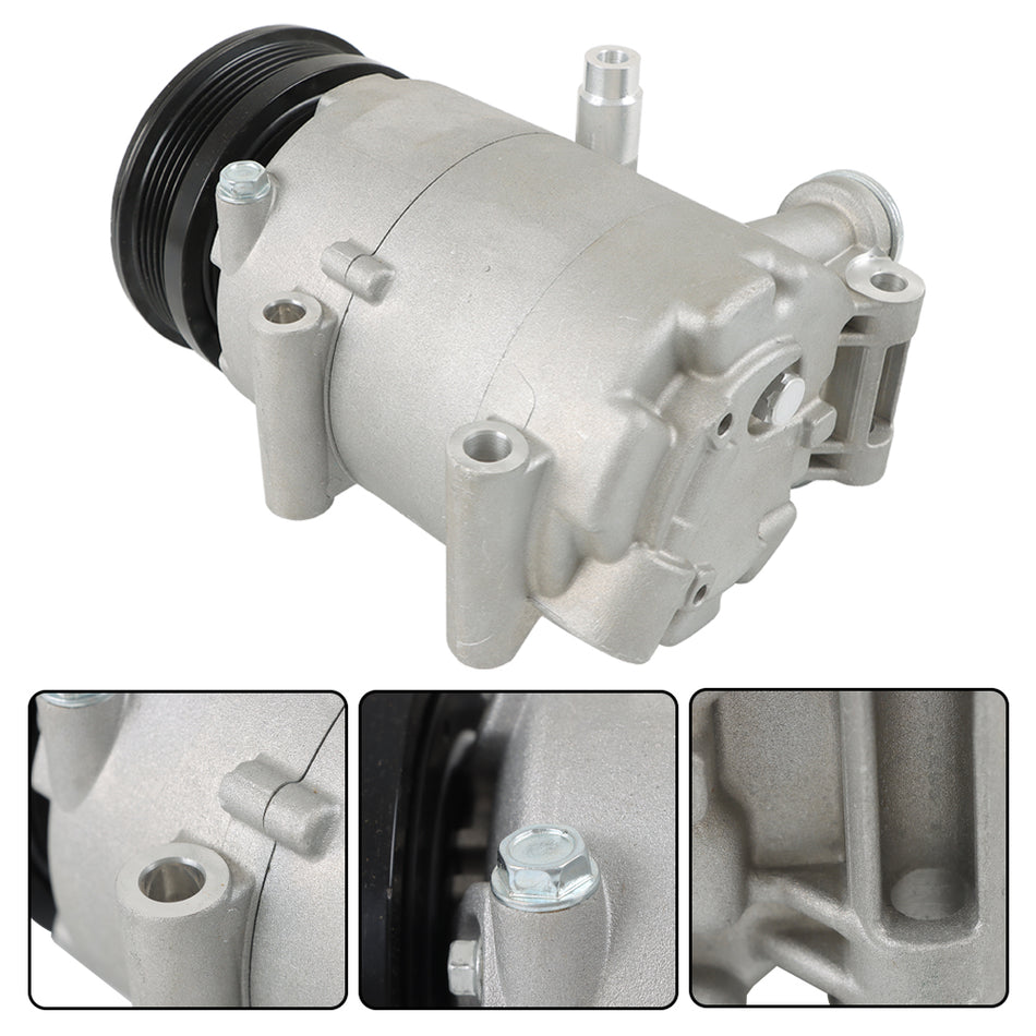 Labwork AC Compressor w/Clutch For Ford C-MAX&FOCUS BV6Z19703B Aluminum