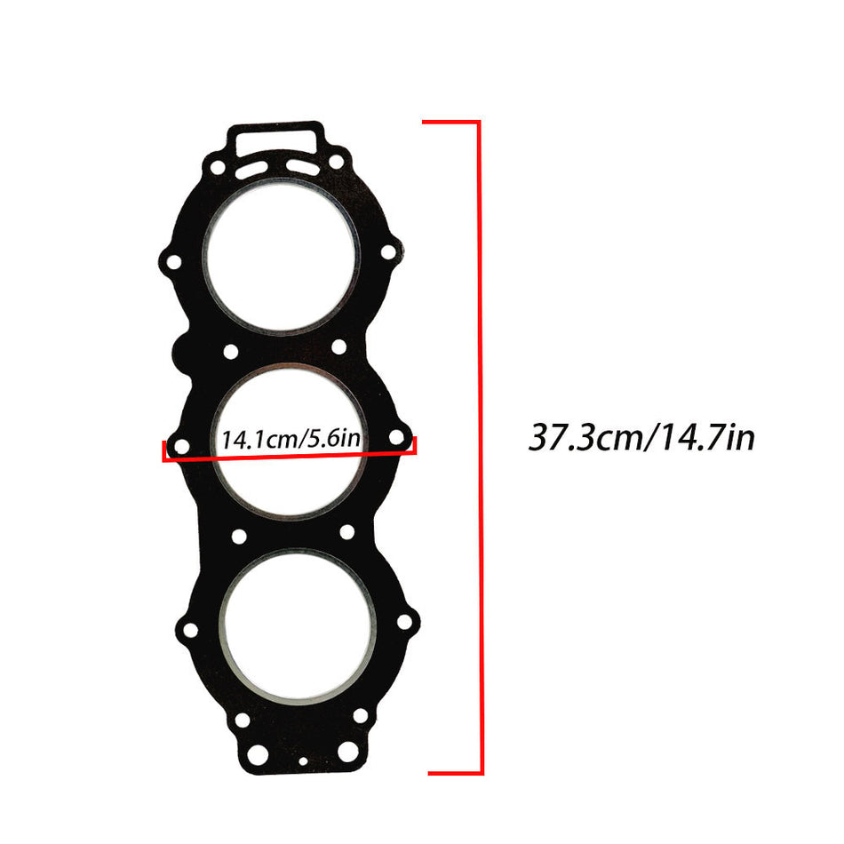 For Yamaha 75-90 Hp 3 Cyl '84-'09 Head Gasket 506-12, 688-11181-A0-00 US