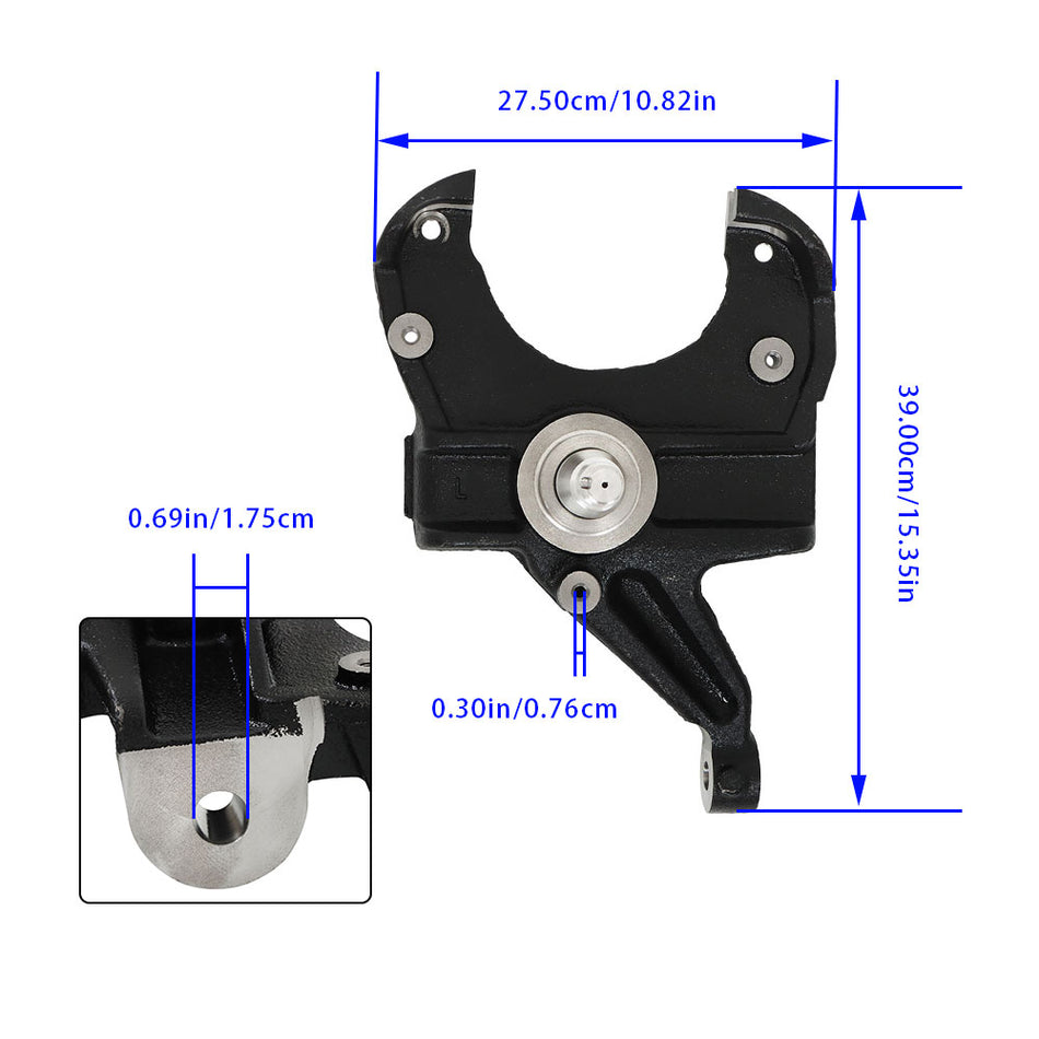 Labwork 2.5"Front Drop Spindles Lower Suspension For 71-72 Chevrolet C10 Pickup