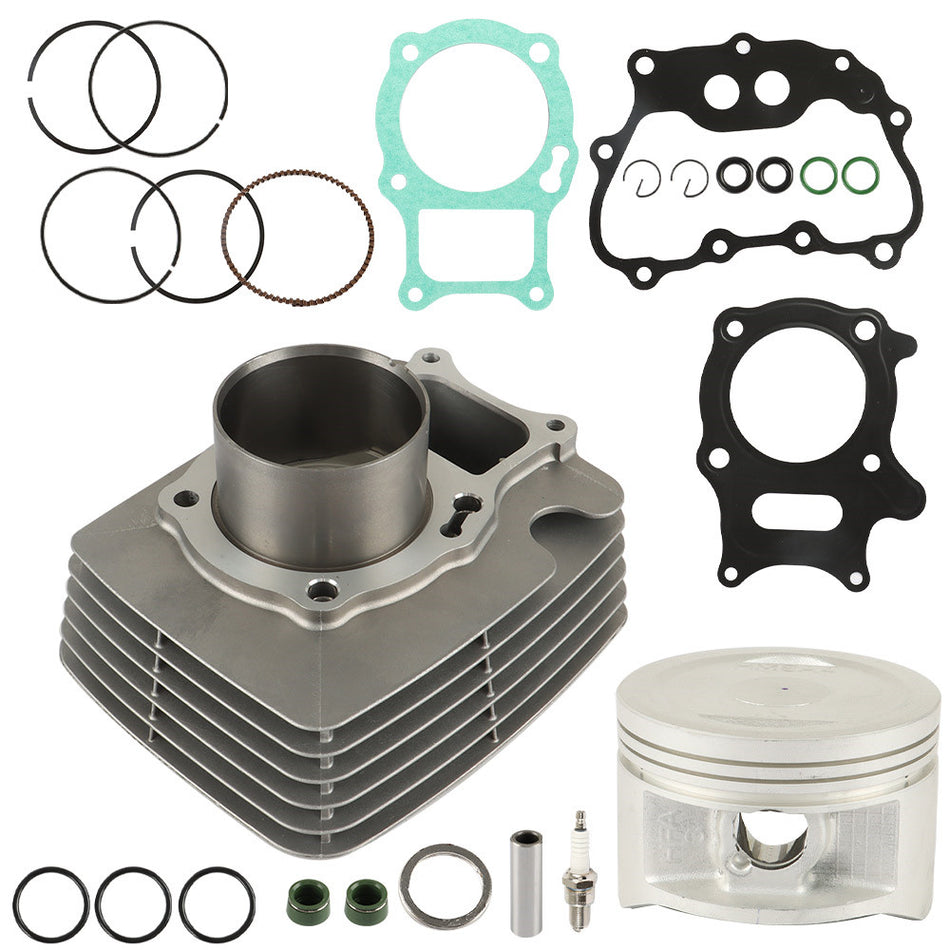 Top End Rebuild Kit Cylinder Piston Gaskets 68.5mm For Honda Recon 250 2002-2022