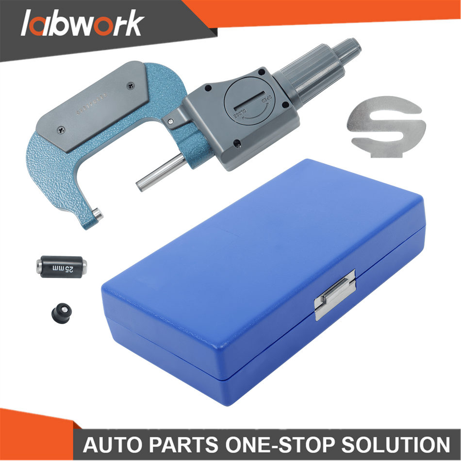 Labwork 1-2" 0.00005" Digital Electronic Outside Micrometer Carbide Tip 25-50mm