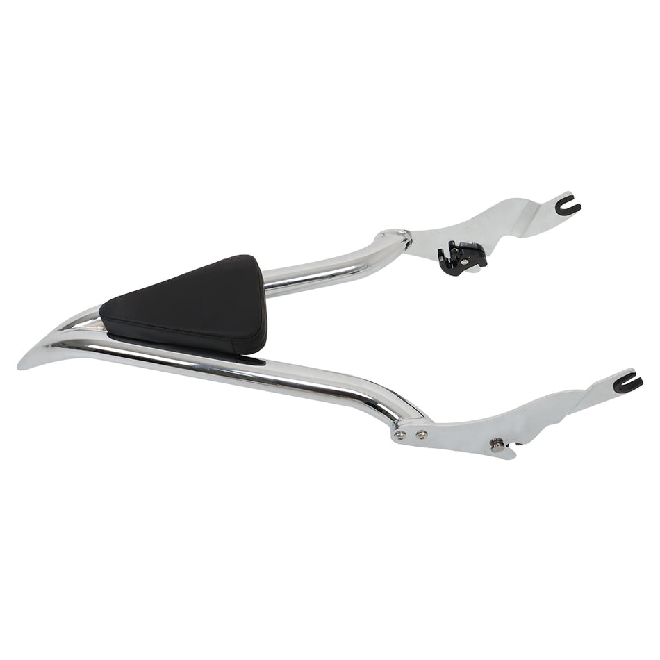 22inch Backrest Sissy Bar Chrome For CVO Touring Road King Street Glide 2009-22
