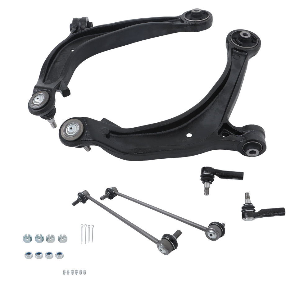 Labwork For 11-17 Honda Odyssey Front Lower Control Arms Outer Tie Rod Sway Bars