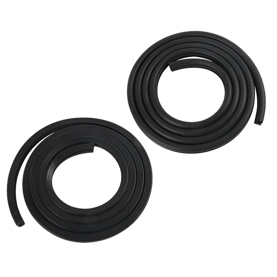 Labwork 1 Pair Rubber Door Weatherstrip Seals Set For Chevy GMC Tahoe Suburban