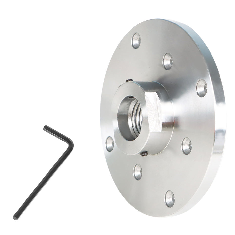 6 Inch Wood Lathe Face Plate For 1-1/4" x RH 8tpi Threaded With Set Screws