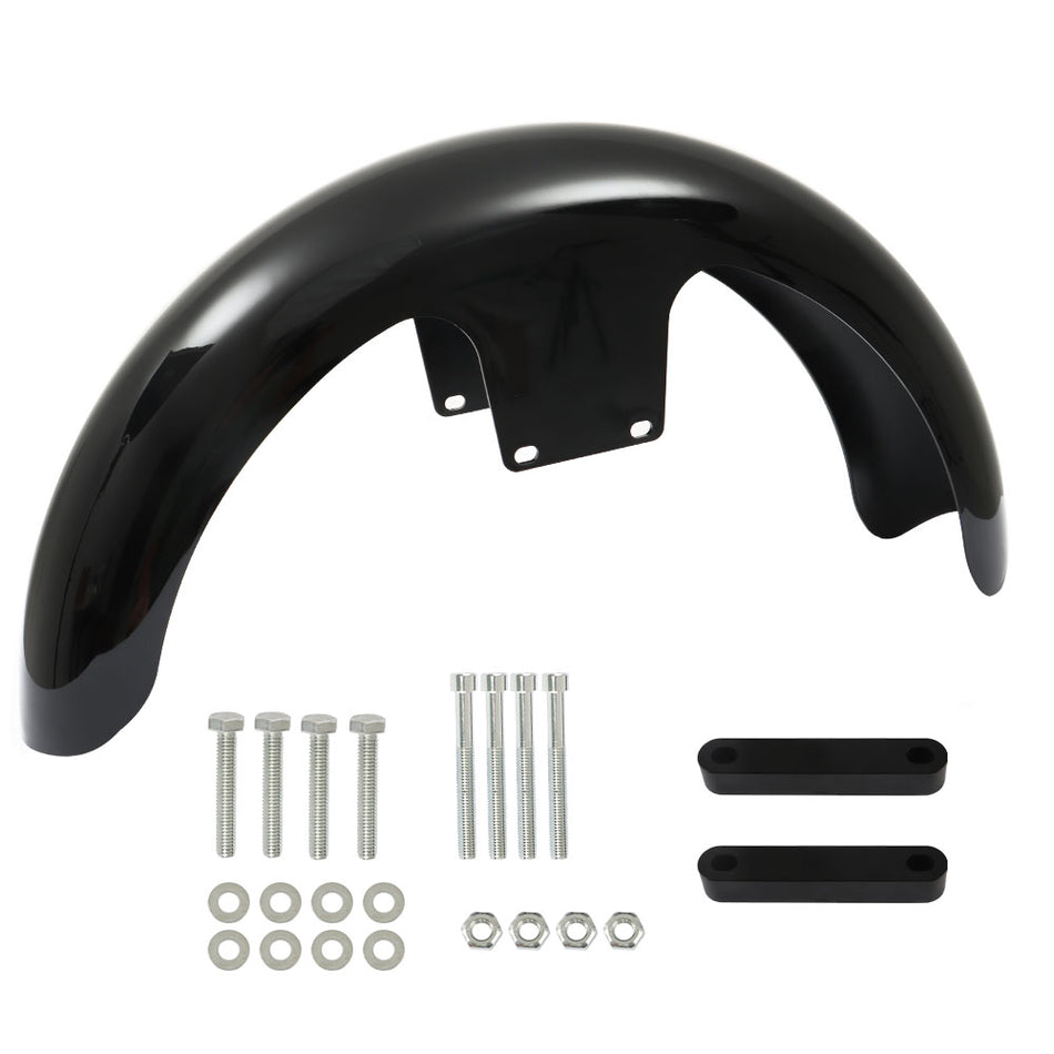 19inch Wheel Wrap Front Fender ABS For Touring Electra Road Glide Bagger US