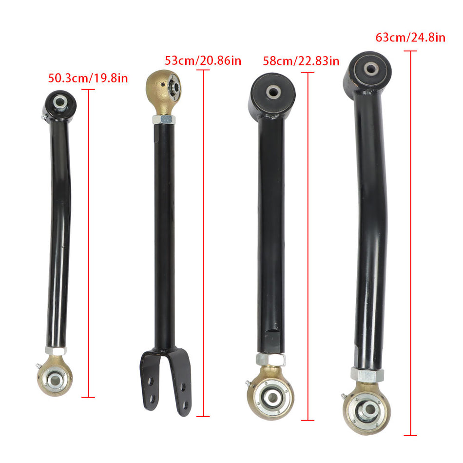 Labwork 0-6" Lift Kits Adjustable Control Arms For Jeep Wrangler JK 2007-2018