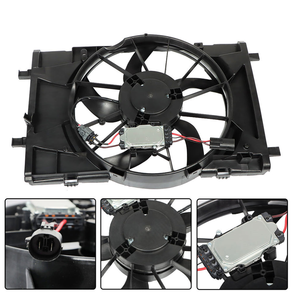 Labwork Radiator Cooling Fan For 2011-2012 Ford Fusion Lincoln MKZ Hybrid