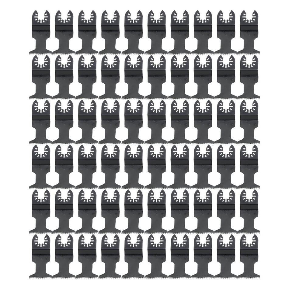 60 Pack 1.75 Inch - 3.5 Inch Oscillating Multitool Quick Release Saw Blades Kit