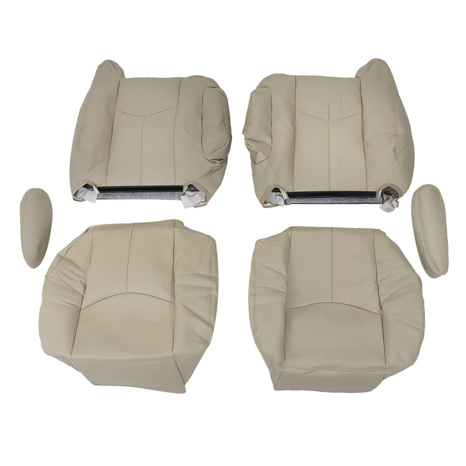 Labwork Seat Cover For 2003 2004-2006 Chevy Tahoe GMC Yukon Passenger Driver Tan