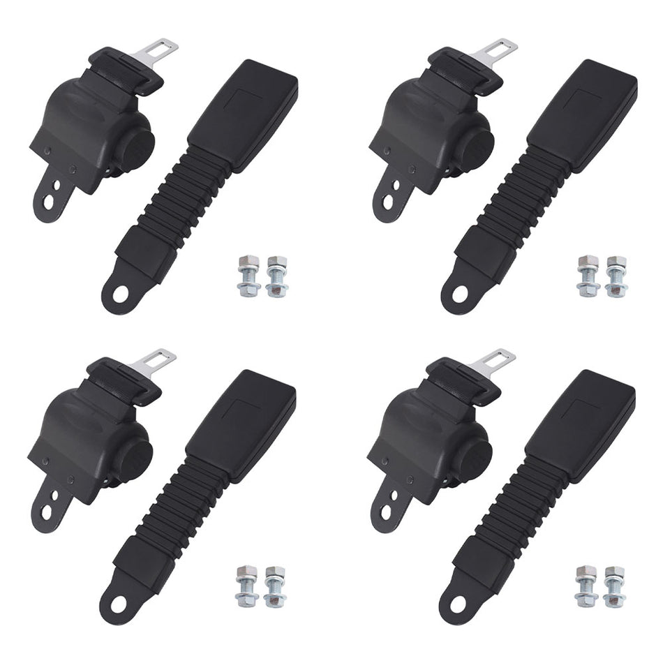 New Golf Cart Seat Belts Lap Set Retractable For EZGO/Yamaha/Club Car 4 Sets