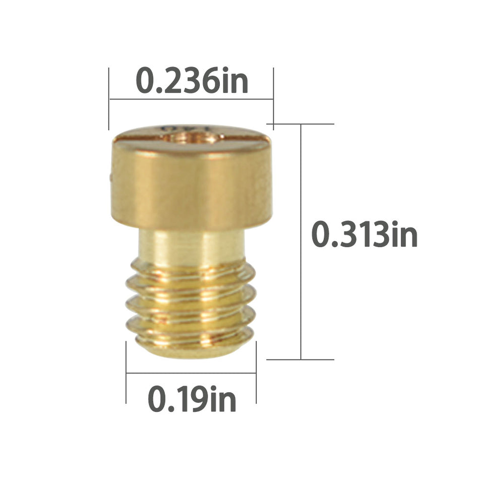 10pcs Carburetor Main Jet Kit For PWK OKO CVK 100 105 108 110 115……140 US