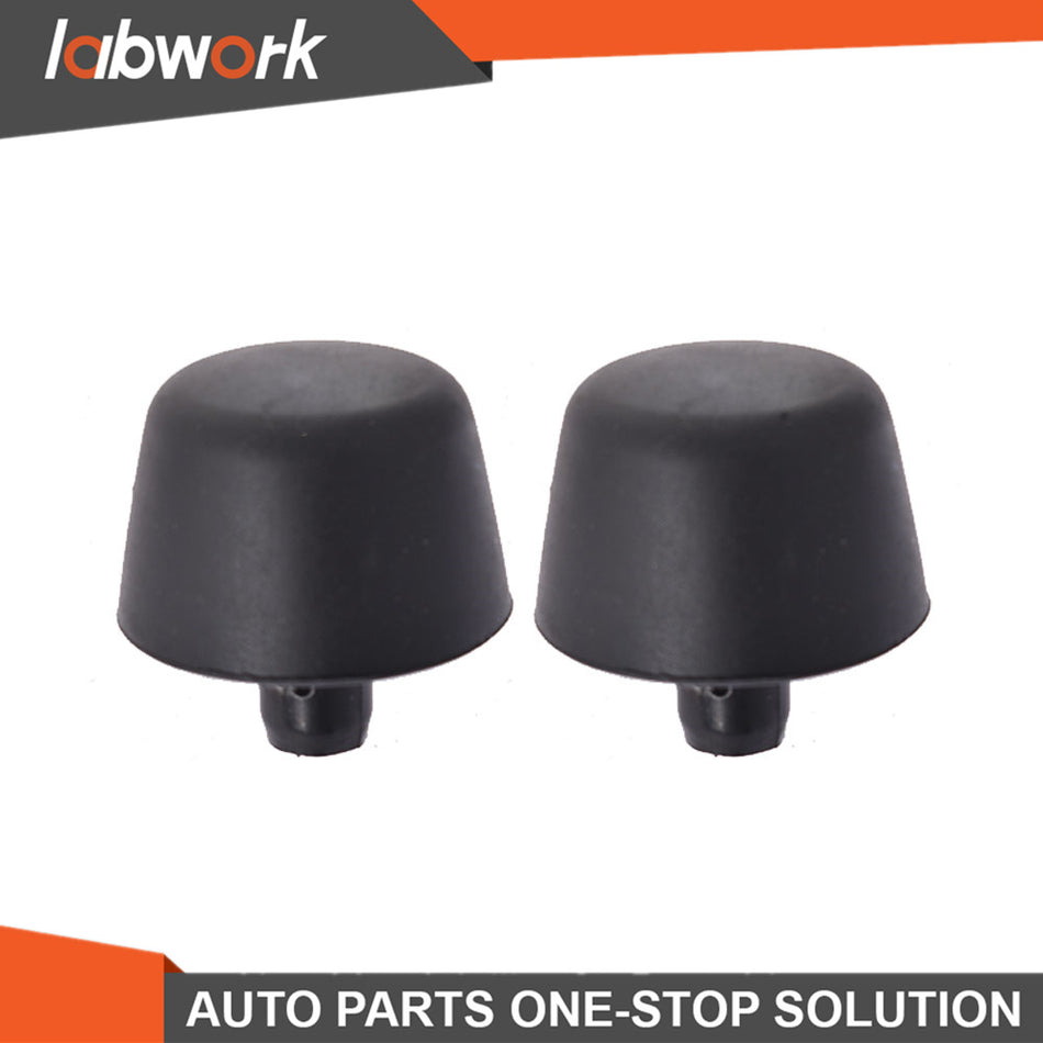 Labwork 2 Rubber Bumper Cushion Hood Stoppers For 2007-18 Jeep Wrangler Jk Body