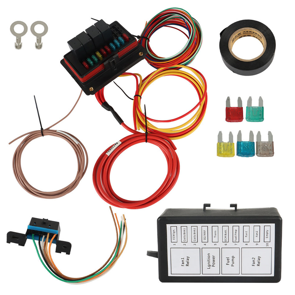 Labwork LS Swap Fuse Box & Relays Sealed Stand Alone Harness Kit LSx 5.7 6.0 6.2