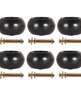 6x Anti Scalp Deck Wheel W/ Kit For Exmark Mower 103-7263 103-3168 68-2730 Wheel
