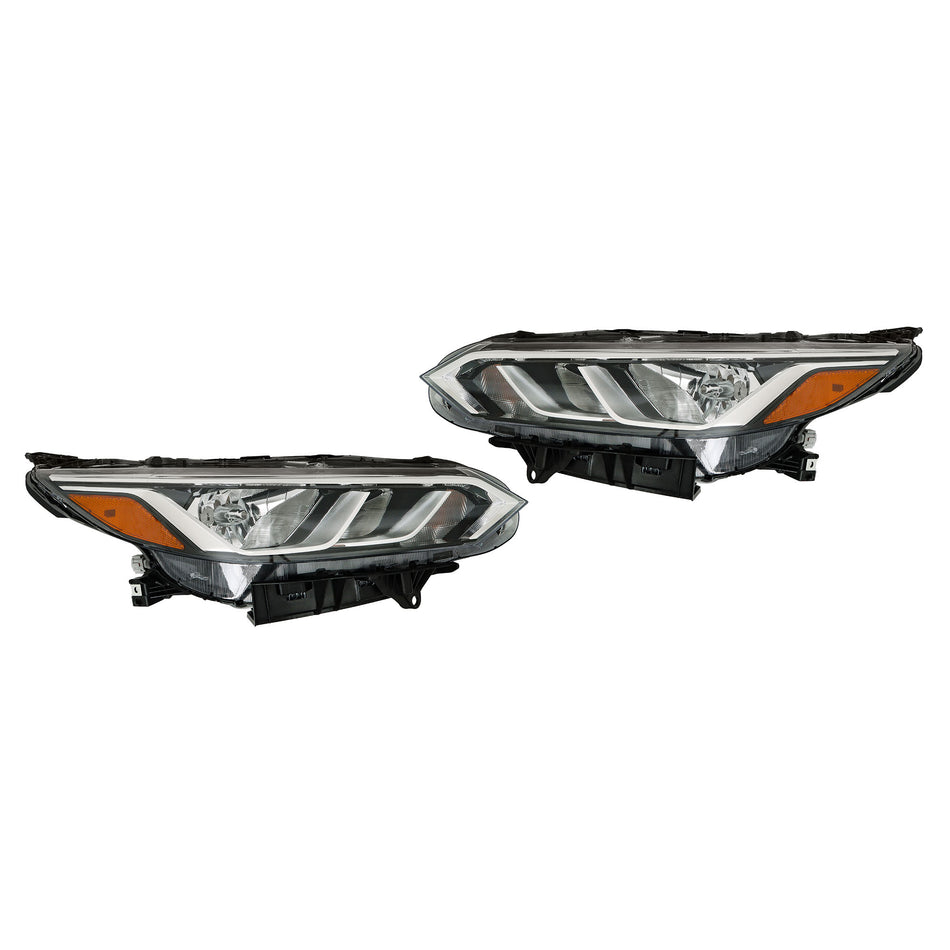 Labwork Left+Right Headlights For 2020-2022 Nissan Sentra S/SV Halogen Headlamps 260606LB0A