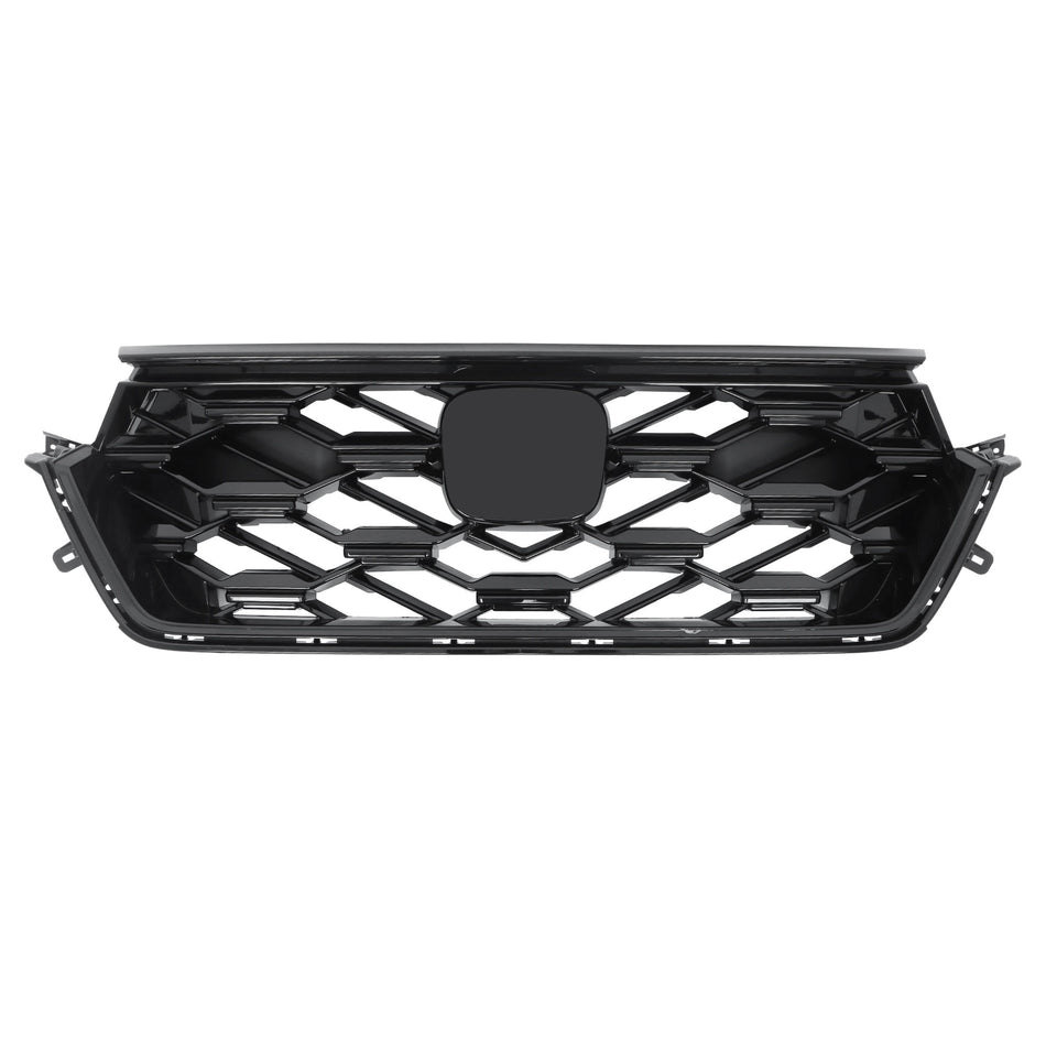Labwork Front Upper Grille For 23-2024 Honda CRV CR-V Sport Hybrid Glossy Black