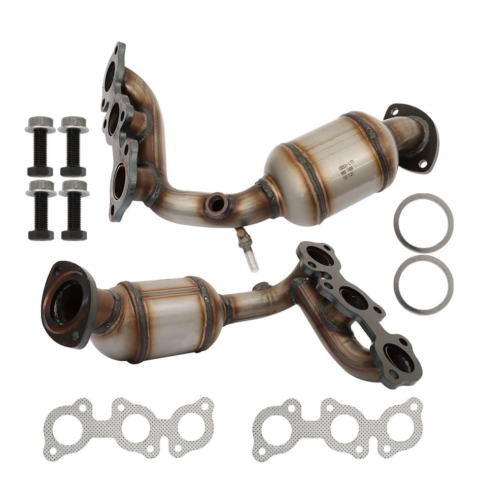 Labwork Front+Rear Manifold Catalytic Converter 2004-2006 For Toyota Sienna FWD