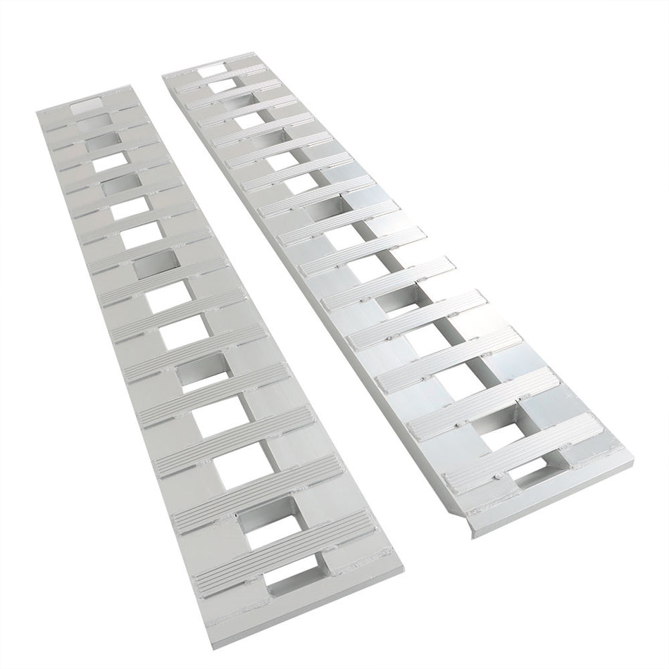 Labwork 1 Pair 84"x14" Ramps 6000Lbs Car Trailer Truck Hook End 6063 Aluminum