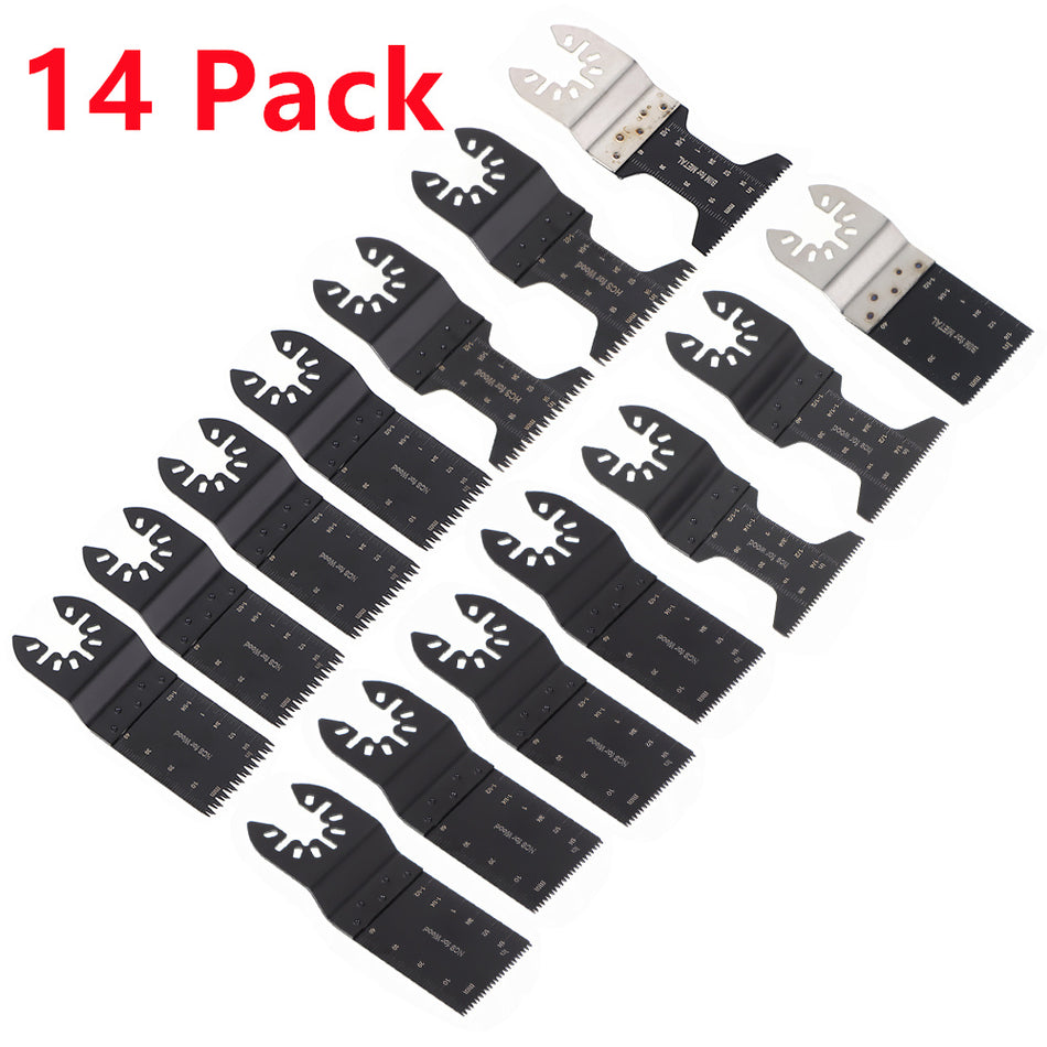 14 Pieces Oscillating Multi Tool Saw Blade For Fein Multimaster BOSCH Dremel