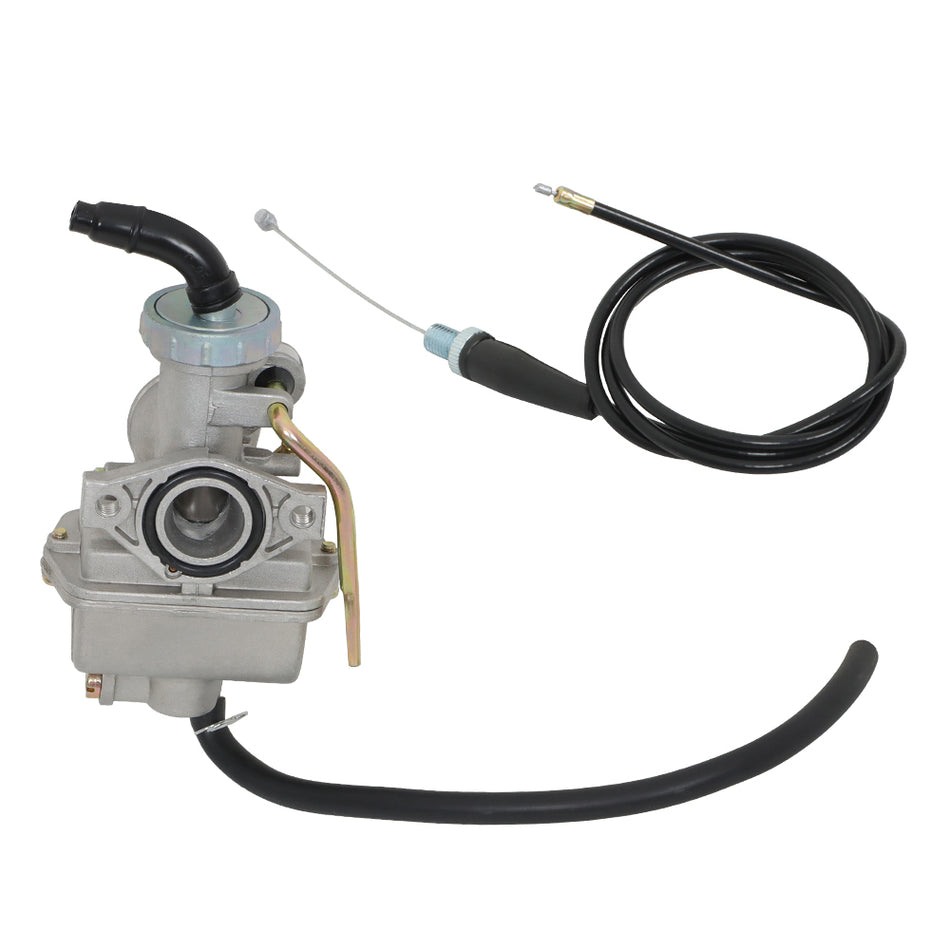 Carburetor & Throttle Cable For Honda XL70 SL70 XL75 XR80 XR80R CRF80F